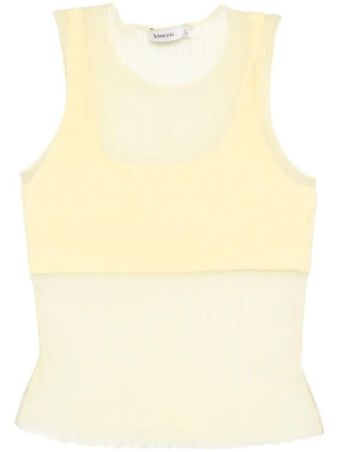 Simkhai Oakley tank top - Yellow - zdjęcie produktu nr 1