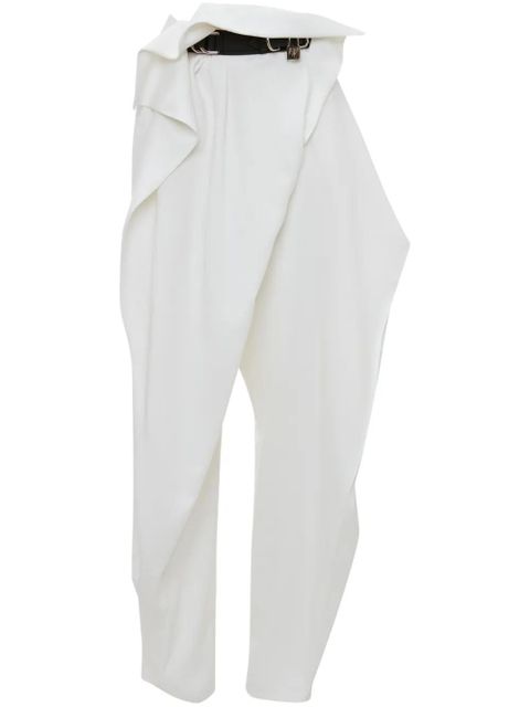 JW Anderson folded-waist straight trousers - White - zdjęcie produktu nr 1