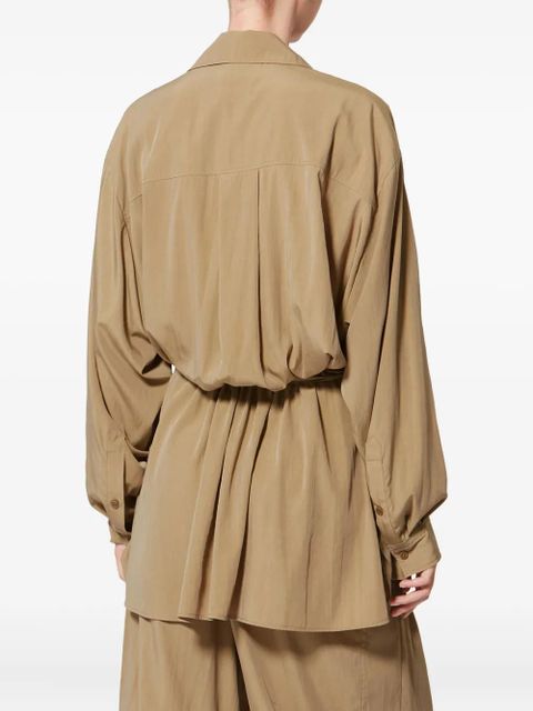 ISABEL MARANT Keren drawstring detail jacket - Neutrals