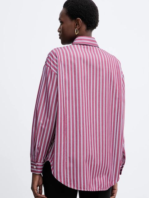 Simona Corsellini koszula bawełniana damska kolor bordowy relaxed z kołnierzykiem klasycznym A25CPCA01201