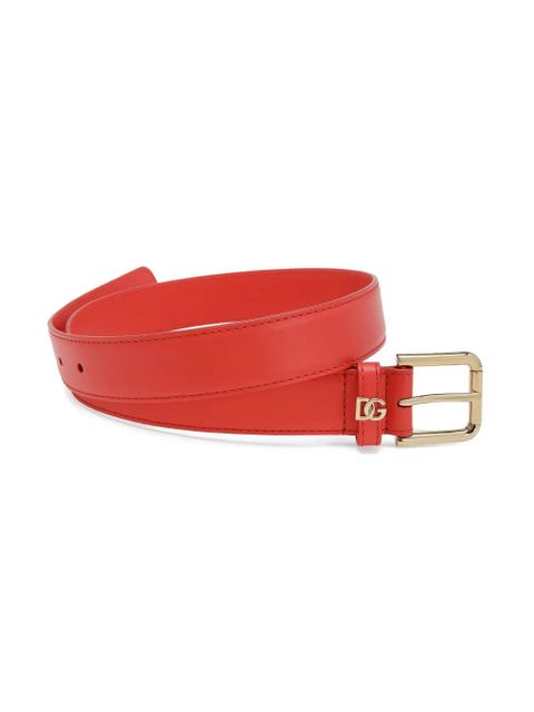 Dolce & Gabbana DG leather belt - Orange