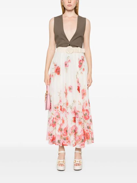 ZIMMERMANN Lightburst maxi skirt - Neutrals