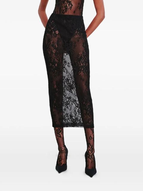 WARDROBE.NYC floral lace skirt - Black - zdjęcie produktu nr 1