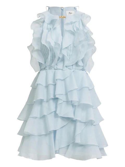 Aje Cleo ruffled tiered mini dress - Blue - zdjęcie produktu nr 1