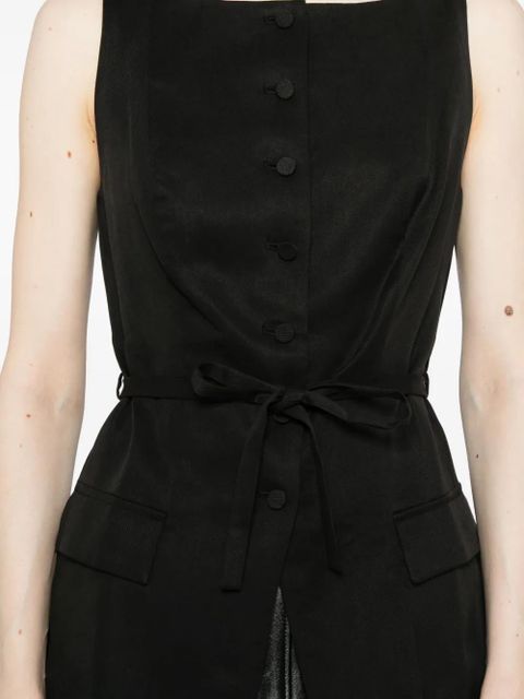 Reformation Camellia top - Black - zdjęcie produktu nr 2