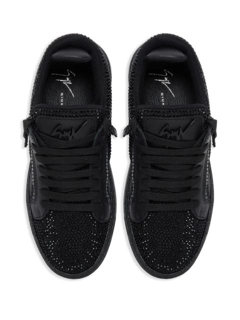 Giuseppe Zanotti GZ94 rhinestone-embellished sneakers - Black