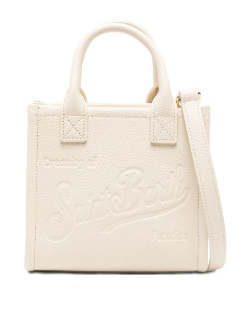 MC2 Saint Barth mini embossed-logo bag - Neutrals - zdjęcie produktu nr 1