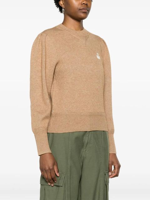 MARANT ÉTOILE Kelaya logo-embroidered jumper - Neutrals
