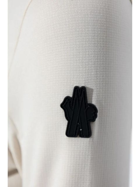 Moncler Grenoble logo-appliqué sweater - Neutrals