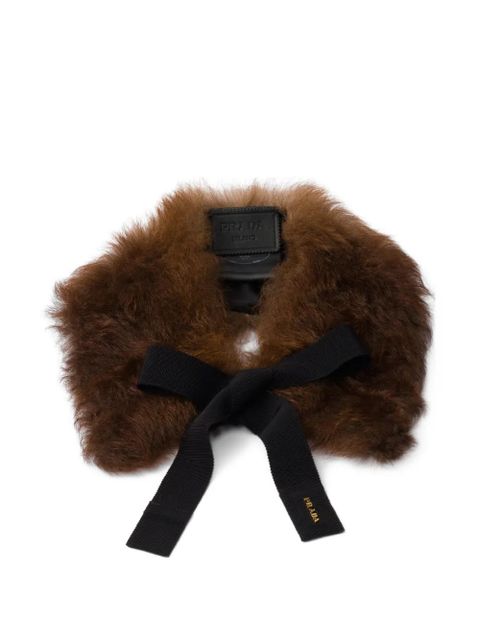 Prada shearling collar - Brown - zdjęcie produktu nr 1