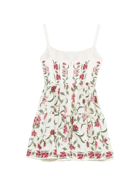 Agua By Agua Bendita Granadilla Quebrada floral embroidery dress - White - zdjęcie produktu nr 2