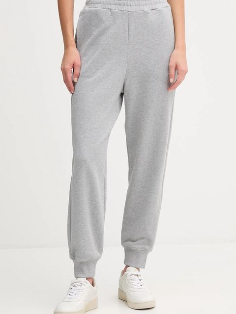 United Colors of Benetton spodnie dresowe bawełniane damskie kolor szary gładkie 3UNIDF01A - zdjęcie produktu nr 1