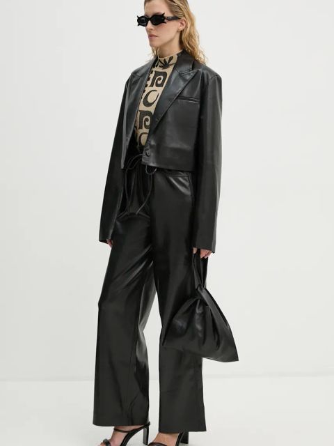 Nanushka bluzka MARAJ damska kolor beżowy wzorzysta NW24PFTP23699