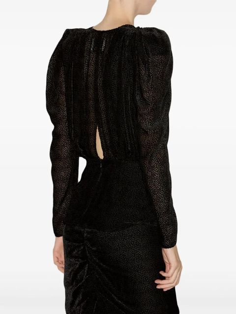 ISABEL MARANT Marlin blouse - Black