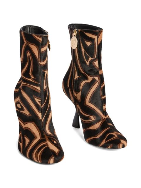 PUCCI Marmo Pattern Heeled Boots - Black - zdjęcie produktu nr 2