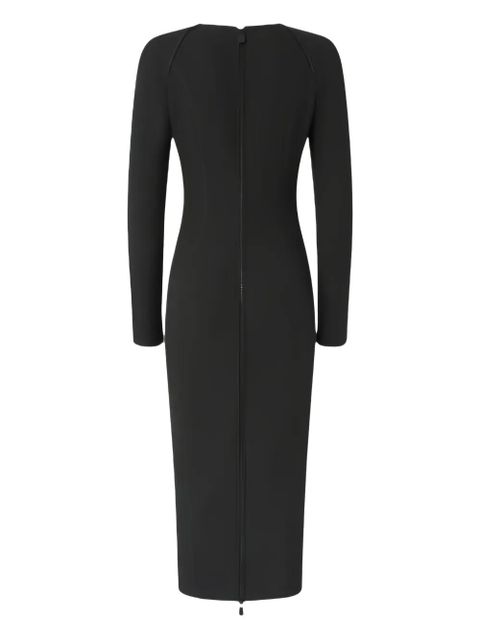 PINKO long-sleeved midi dress - Black - zdjęcie produktu nr 2