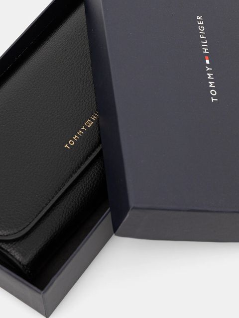 Tommy Hilfiger portfel damski kolor czarny AW0AW17734