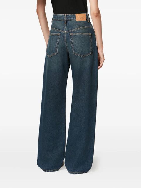 ISABEL MARANT Dromie pocket jeans - Blue