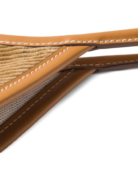 Miu Miu corduroy leather handle ivy tote bag - Neutrals - zdjęcie produktu nr 2