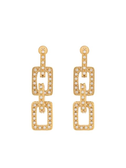 Marni crystal-embellished earrings - Gold