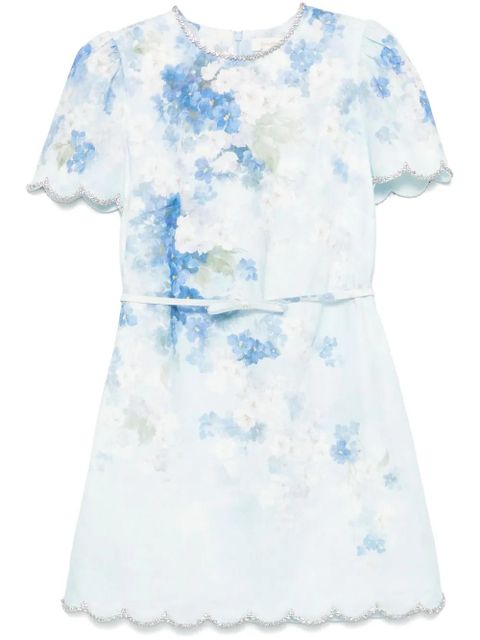 ZIMMERMANN Crush mini dress - Blue - zdjęcie produktu nr 1