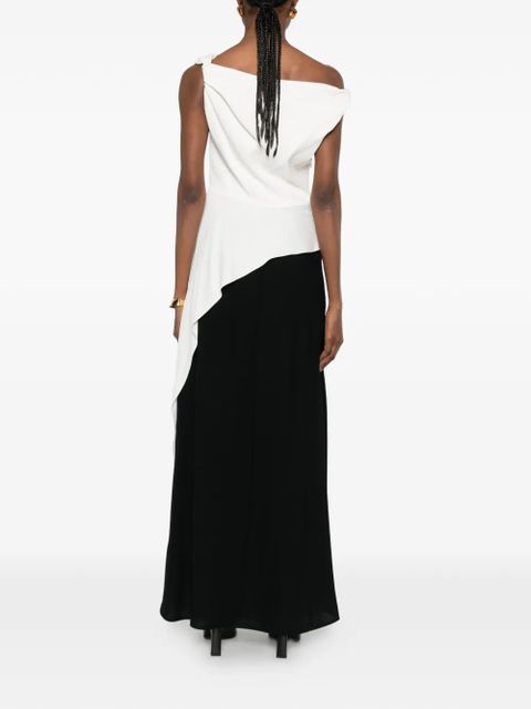 Proenza Schouler Dallah draped midi dress - White