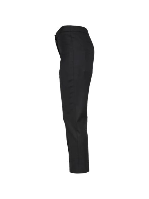 Alexander McQueen straight-leg cropped trousers - Black