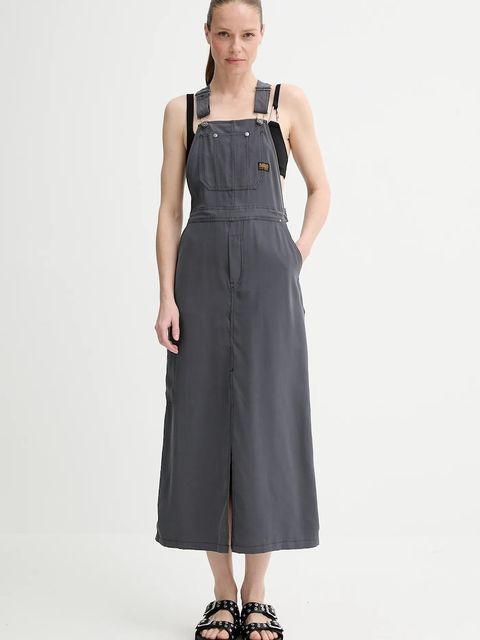 G-Star sukienka kolor szary maxi prosta D26159-D522 - zdjęcie produktu nr 1