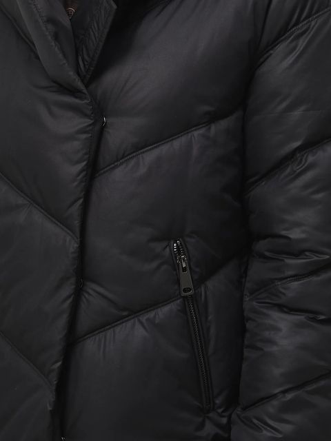 Medicine kurtka damska kolor czarny zimowa oversize