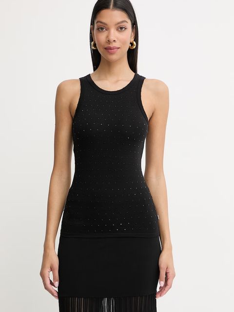 Silvian Heach crop top damski z bawełny GOMPO - zdjęcie produktu nr 2