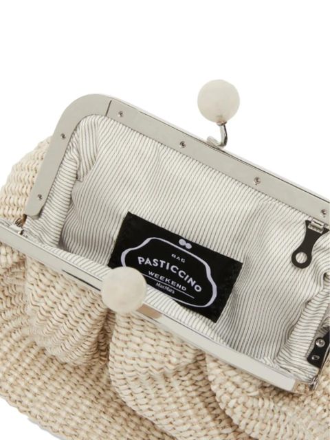 Weekend Max Mara medium Pasticcino clutch bag - White