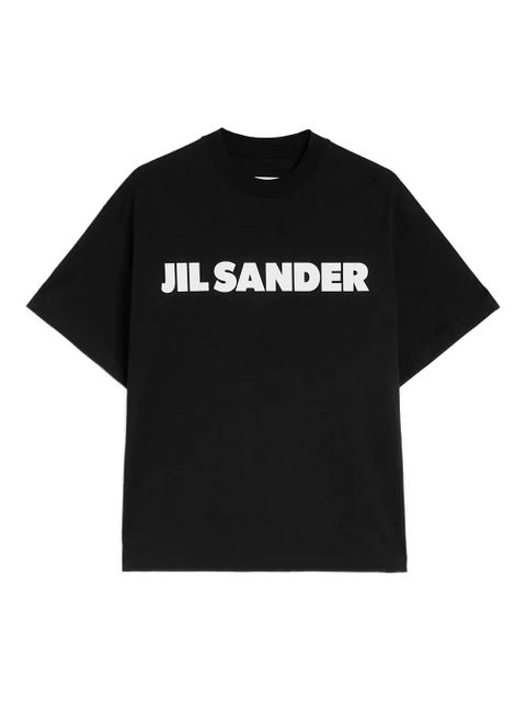 Jil Sander logo-print short-sleeve T-shirt - Black - zdjęcie produktu nr 1