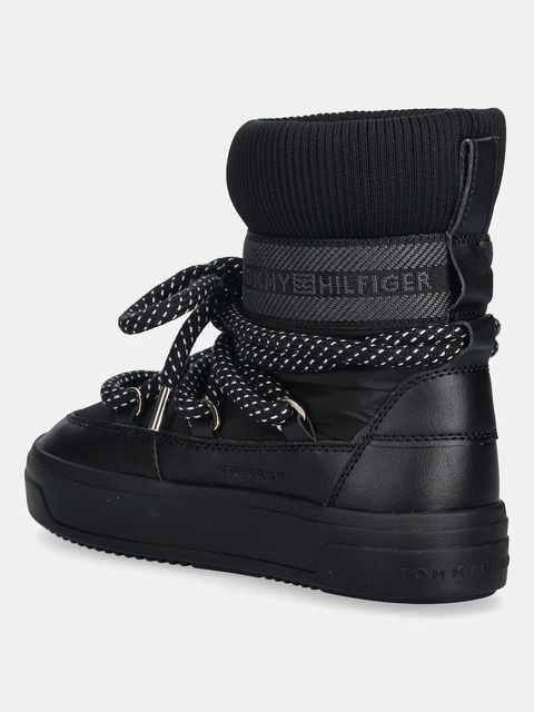Tommy Hilfiger śniegowce SNOW BOOT WATER REPELLENT kolor czarny FW0FW09260