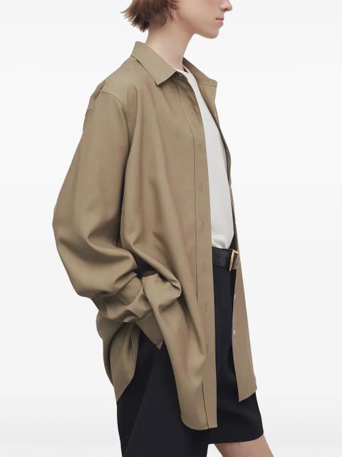 The Row silk shirt - Neutrals