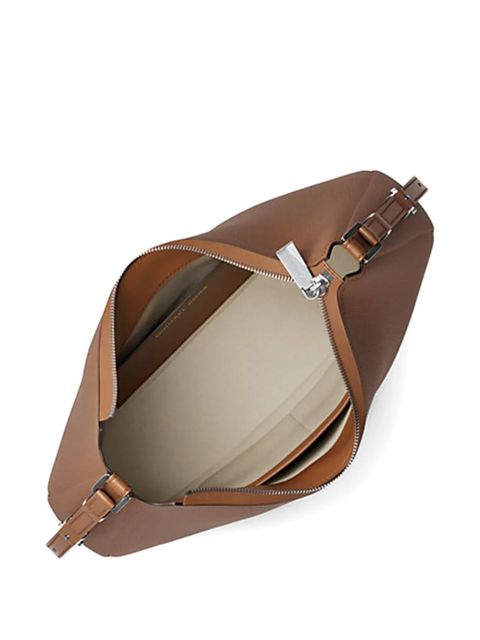 Michael Kors medium Nolita logo-charm shoulder bag - Brown