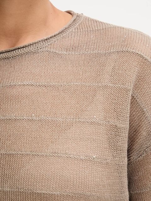 Hoss Intropia sweter damski kolor beżowy lekki 6382013