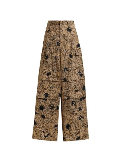 Essentiel Antwerp floral-print cargo pants - Neutrals - zdjęcie produktu nr 1