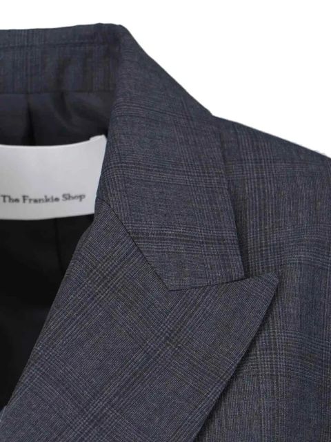 The Frankie Shop Newark double-breasted blazer - Grey