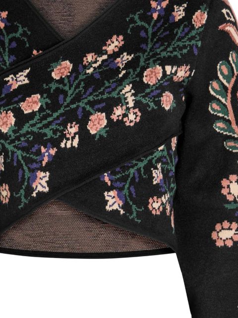 FARM Rio Marvelous Garden floral-jacquard sweater - Black - zdjęcie produktu nr 2
