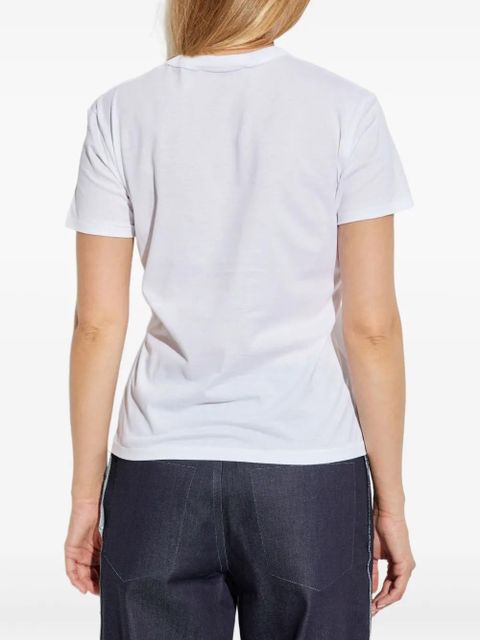 Marni embroidered flower T-shirt - White