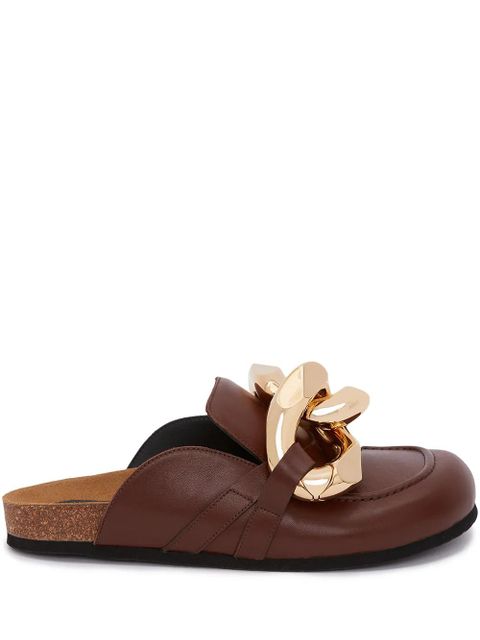 JW Anderson chain-link mules - Brown - zdjęcie produktu nr 1