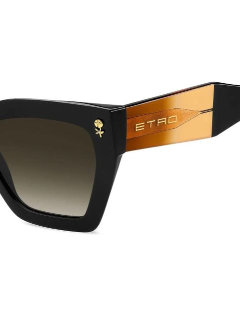 ETRO stripes sunglasses - Black
