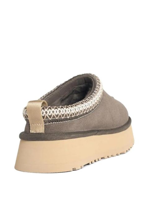 UGG Tazz II braided-trim mules - Grey