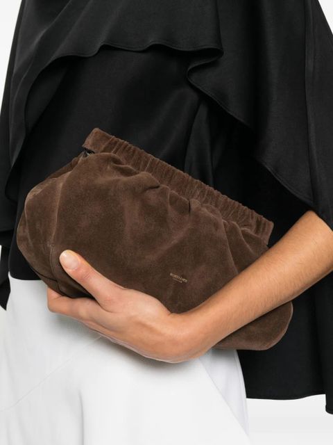 DeMellier Miami suede clutch bag - Brown - zdjęcie produktu nr 2
