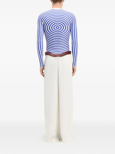Jean Paul Gaultier The Blue Target crewneck top