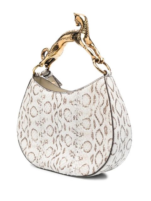 Lanvin Cat PM cheetah-print tote bag - Neutrals
