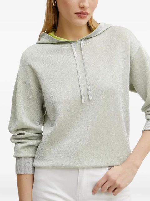Missoni drawstring hoodie - Green