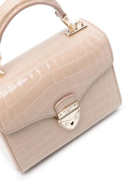 Aspinal Of London mini Mayfair top-handle bag - Neutrals