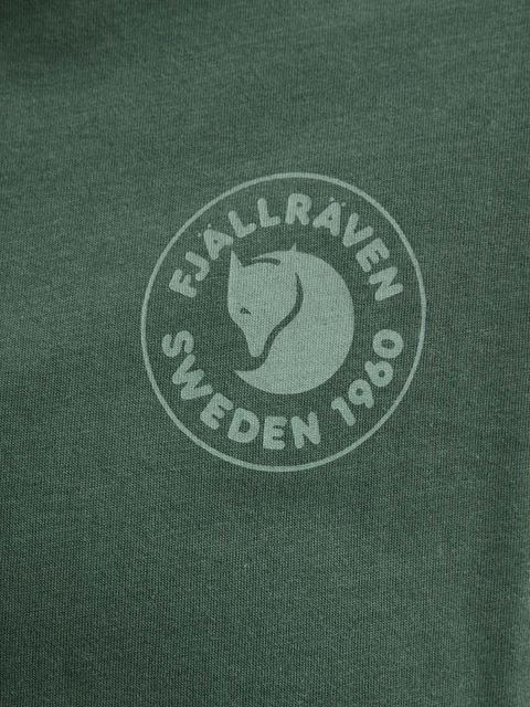 Fjallraven longsleeve bawełniany 1960 Logo kolor zielony