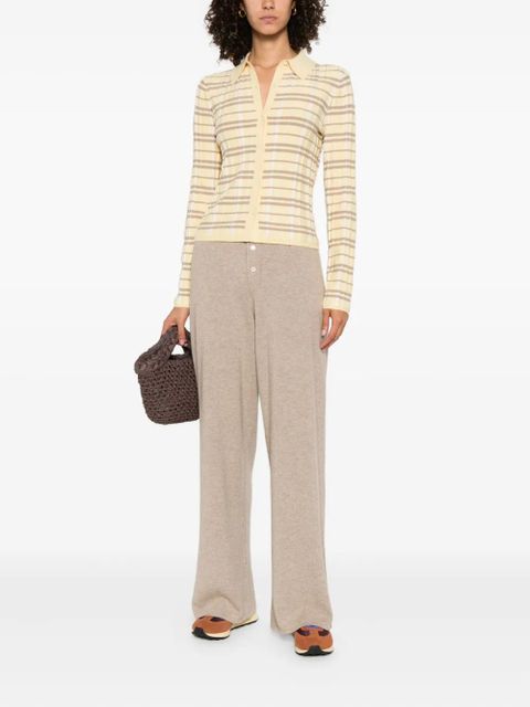 Guest In Residence Elle plaid cardigan - Yellow